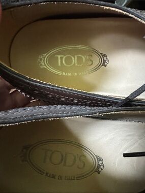 Tod's Brown Leather Oxfords